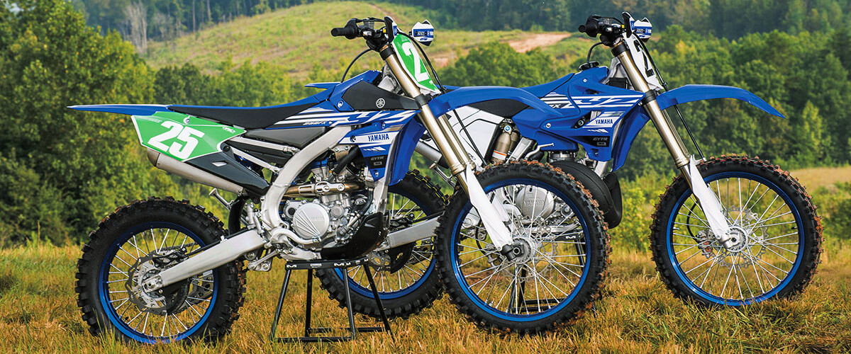 brief history of 2-stroke and 4-stroke dirt bikes