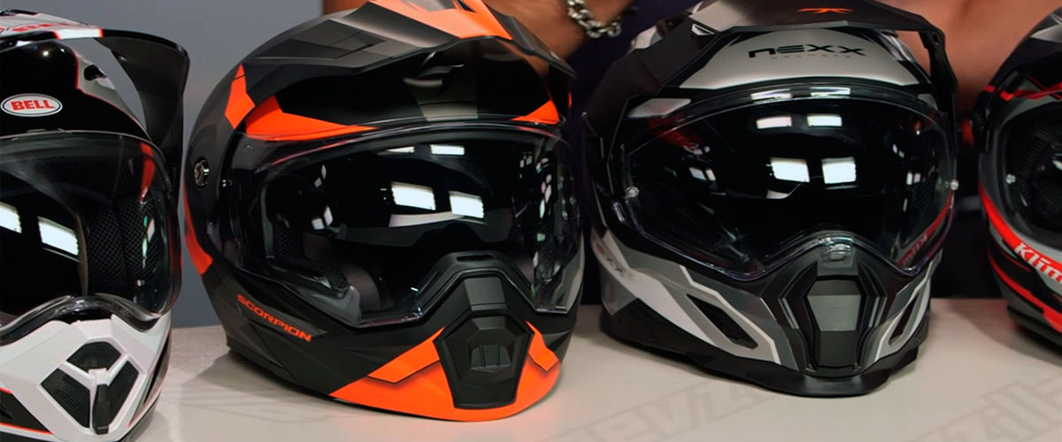 Dual sport helmet