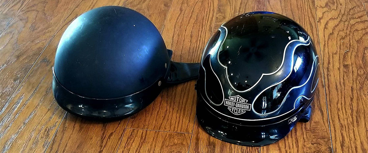 Half shell helmets