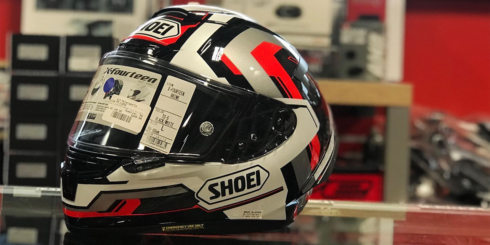 22年製SHOEI x14 x-fourteenショウエイ Lサイズ ホワイトプロフィール 