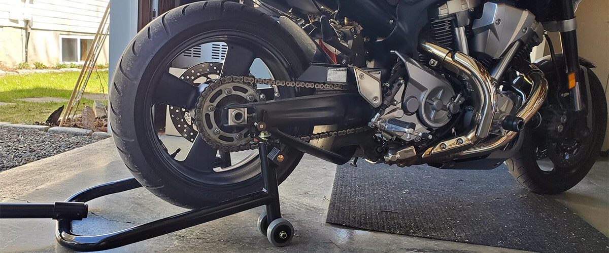 Trackside motorcycle stands specifications