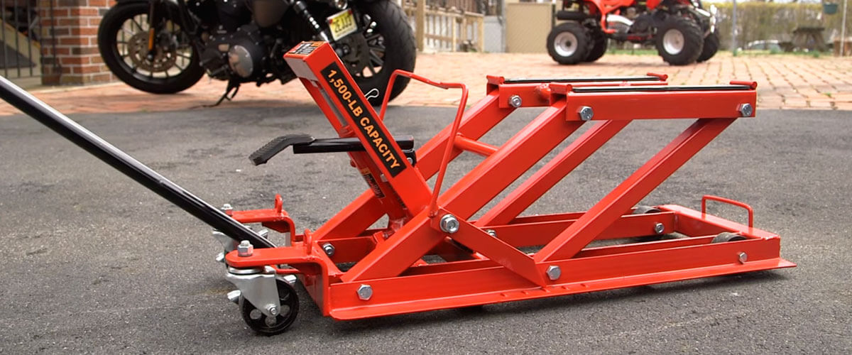 types of motorcycle jacks and lifts